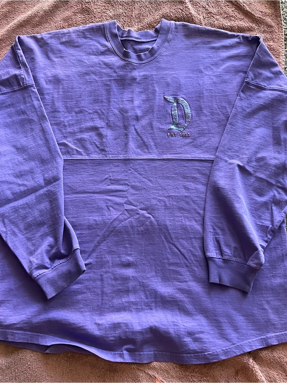 Disney Purple Long Sleeve Crewneck